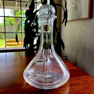 Vintage Genuine Lead Cristal Decanter made in France